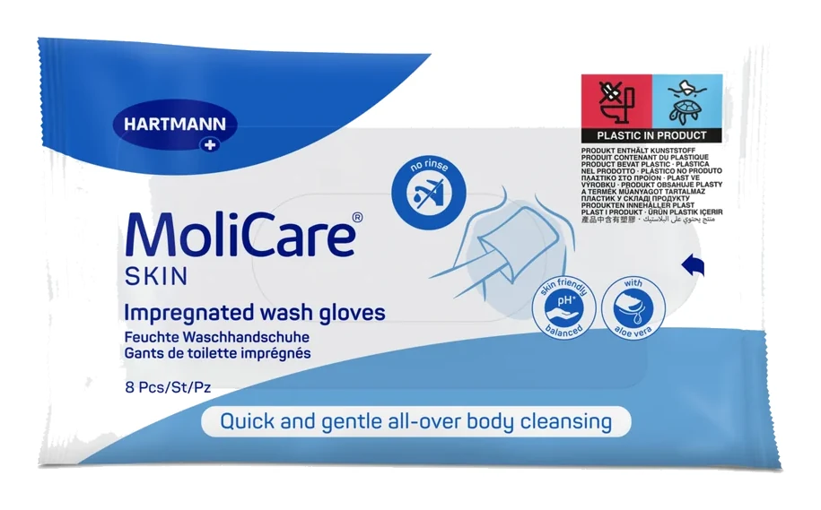 MoliCare® Skin Yıkama Eldivenleri — HARTMANN