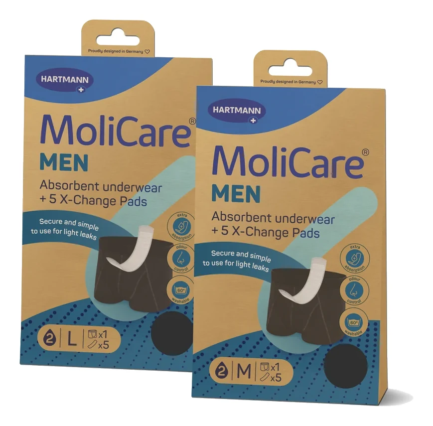 MoliCare® MEN Emici Külot + 5 Adet Değiştirilebilir Ped — HARTMANN